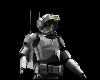 Techniek| Pantser | De slechte partij| Starwars | 3D-printmodel