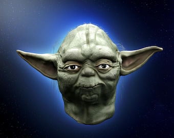 Yoda | Star Wars puppet | Empire Strikes Back | return of the Jedi | head | st 3d print