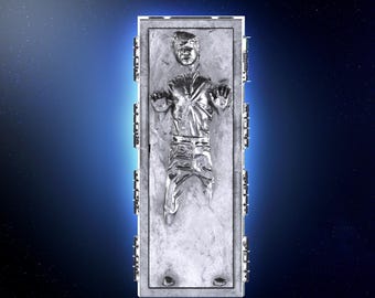 Han Solo in carboniet volledige panelen |Star Wars| Empire Strikes Back|3D-printmodel Hic