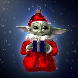 Baby Yoda | Grogu | Christmas tree ornaments decoration gift Santa klaus| The Mandalorian|Star Wars| 3d Print model