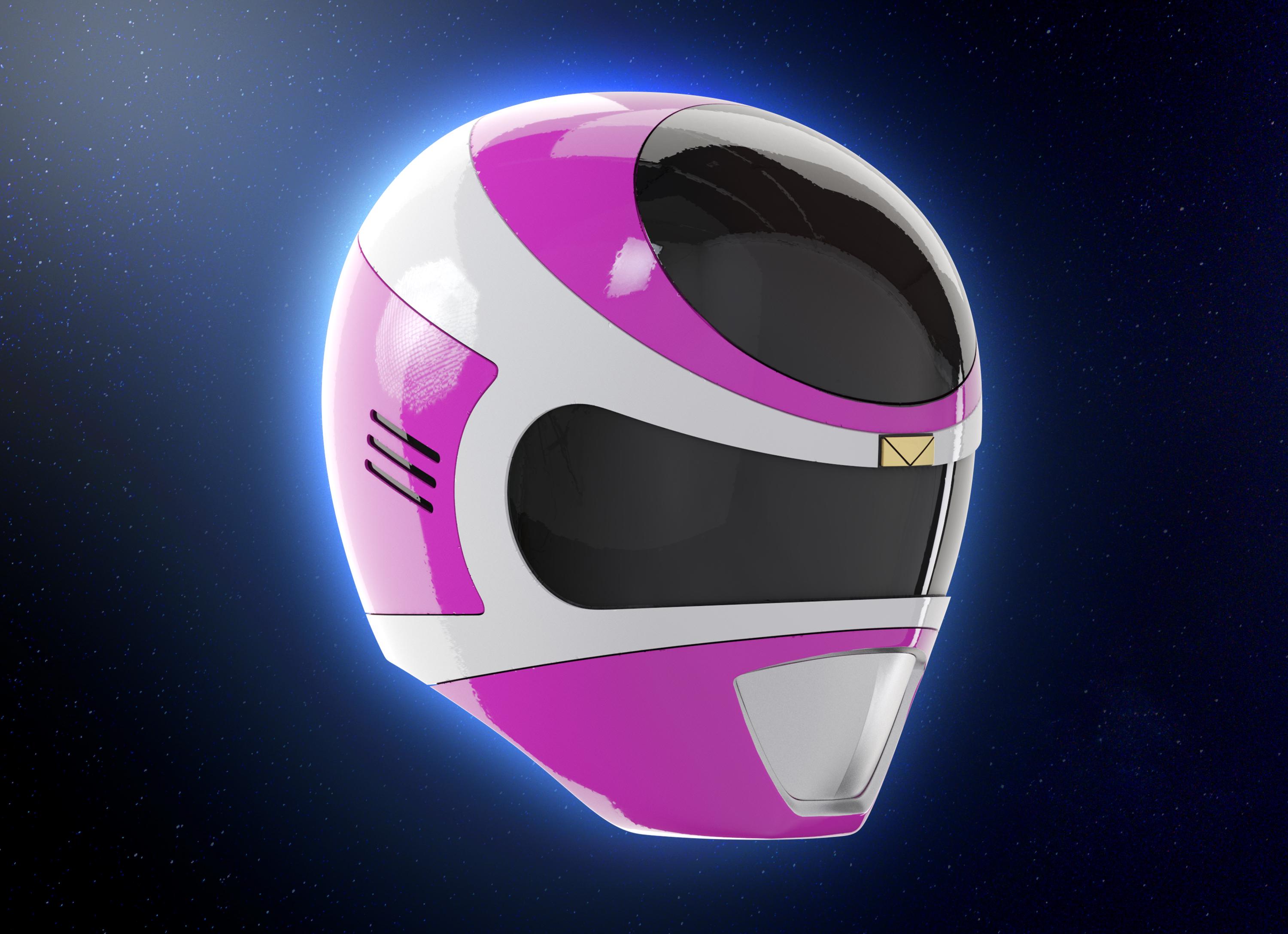 Pink Power Ranger Helmet Pattern Pink Power Ranger|helmet | Power Rangers- in Space | 3d Print Model - Etsy