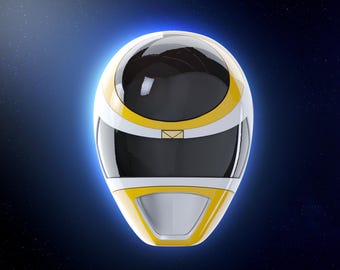 Yellow Power Ranger|Helmet | Power Rangers- In Space | 3d Print model