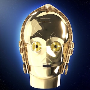 C-3PO Helmdroide | Krieg der Sterne | 3D Druck modell