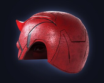 デアデビル ボーンアゲイン 3Dプリント ヘルメット キット 赤 Daredevil Born Again | Cowl Mask Helmet | 3d Print Model Stl Matt