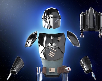 DIN DJARIN BESKAR | The Mandalorian | Armor| Helmet | 3d Print model| Star Wars