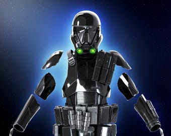 Death Trooper | Helmpantser | | Rogue One| Star Wars | 3D-afdrukmodel