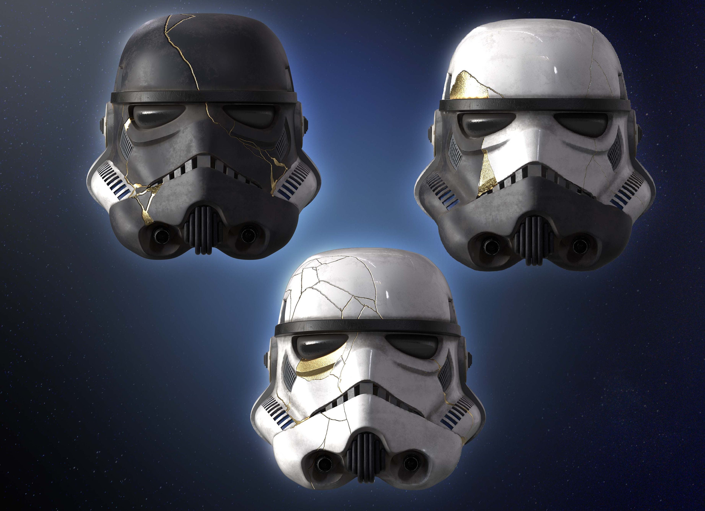 Set of Three Stormtrooper Helmet | Thrawn | Night Trooper
