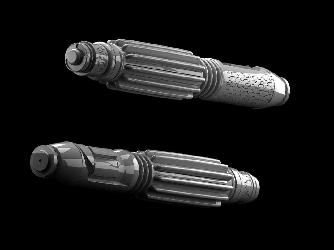 Mace Windu Lightsaber Revenge of the Sith Star Wars 3d Etsy