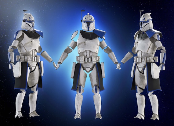 キャプテン・レックス・アーマー 3D プリントモデル: スター・ウォーズ