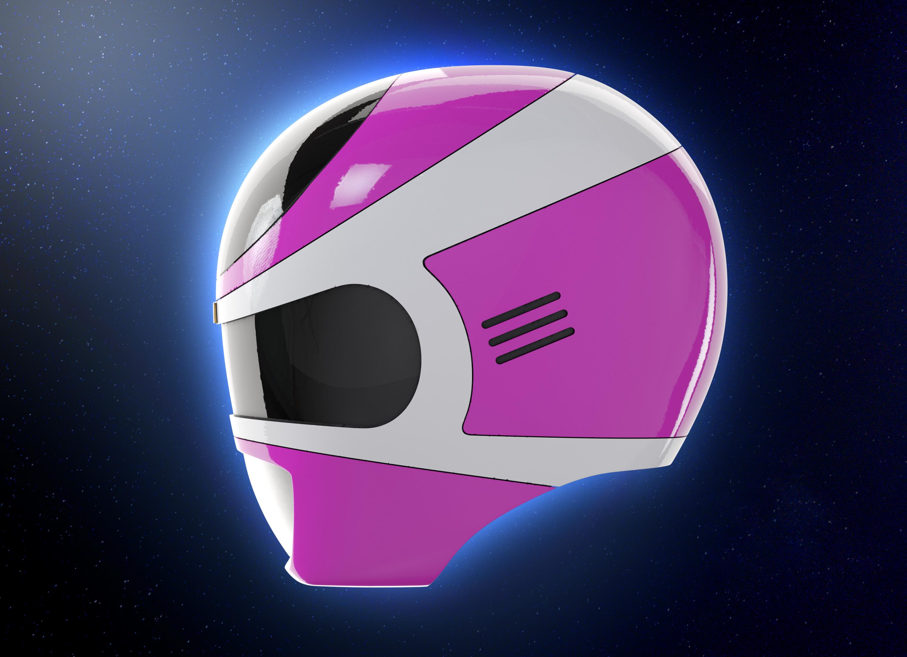 Pink Power Ranger Helmet Pattern Pink Power Ranger|helmet | Power Rangers- in Space | 3d Print Model - Etsy