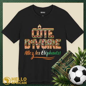 Ghana Morocco Senegal Côte d'Ivoire Pattern Soccer Shirt | World Cup 2026 Fan Tee