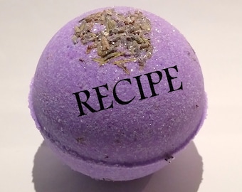 RECETA: Bombas de baño de lavanda de máxima calidad