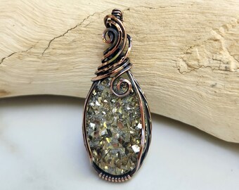 Pyrite Crystal Necklace