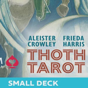 Baraja de Tarot Thoth de Aleister Crowley / Perspectivas cabalísticas y astrológicas / Conocimiento oculto / Ilustraciones de Lady Frieda Harris / Incluye folleto