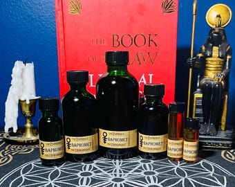 Baphomet Godform Oil — Devotional Anointing Oil for Alchemical Union, Shadow Integration & Sacred Selfhood
