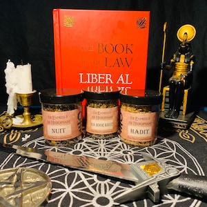 Book of the Law Incense Set (Thelemic Trinity Godform Incense)