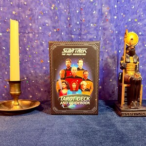 Baraja de Tarot y Guía de Star Trek: La Nueva Generación / Juego de Tarot de 78 Cartas / Herramienta de Adivinación de Ciencia Ficción