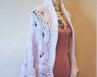 Romantic Lacey Cardigan Wrap Dolman Sleeve Sweater