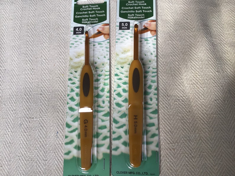 Clover Soft Touch Crochet Hooks Etsy