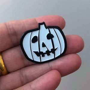 Halloween geïnspireerde pompoen Glow in the Dark zacht emaille pins