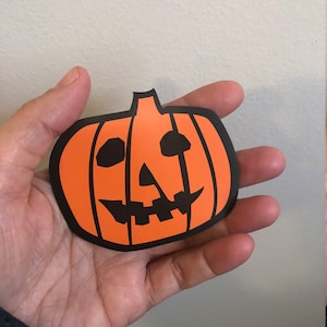 Halloween Inspired Michael Myers Pumpkin Magnet