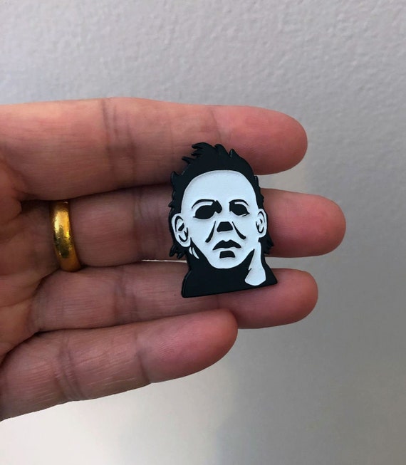 Halloween 1978 Glow in the Dark Michael Myers Inspired Soft Enamel Pin