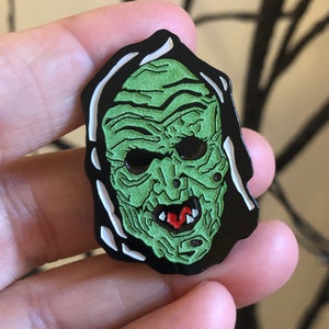 Season of the Witch Halloween III 3 Inspired Witch Mask GLOW in the Dark Soft Enamel Pin