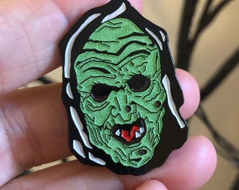 Season of the Witch Halloween III 3 Inspired Witch Mask GLOW in the Dark Soft Enamel Pin