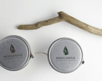 Environment Candles Sampler Pack -  2 Candles - Forestry and Woodland - Nature - Essential Oils