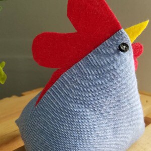 Pyramid Chicken Pattern Pyramid Chicken / Denim - Etsy