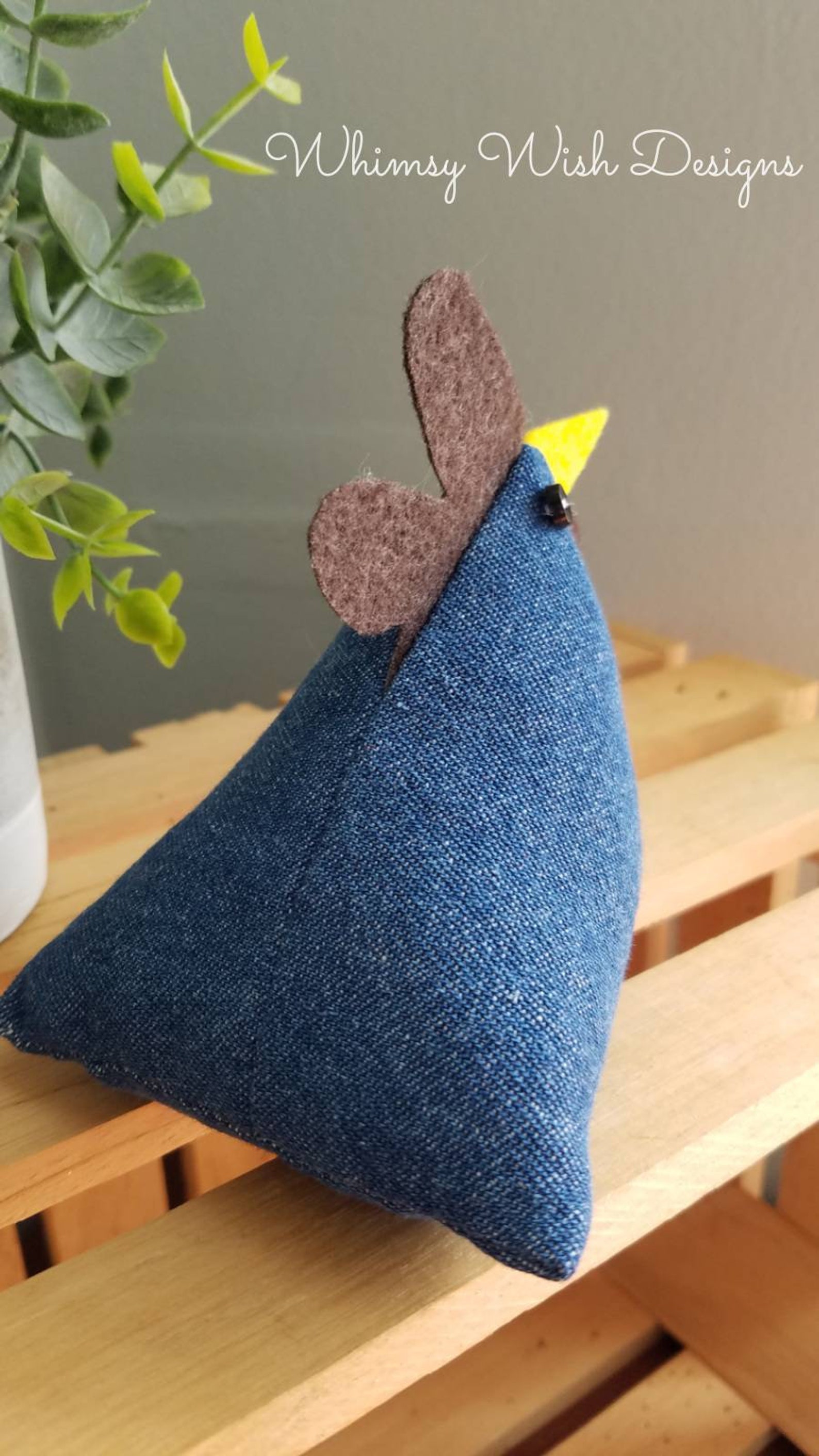 Pyramid Chicken Pattern Pyramid Chicken / Denim - Etsy