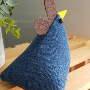 Pyramid Chicken Pattern Pyramid Chicken / Denim - Etsy