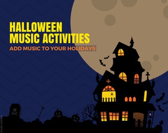 Halloween Music Activities - Music Theory