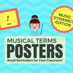 Musical Terms Posters - Music Dynamics Edition