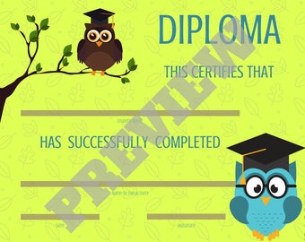 Diploma - Birds