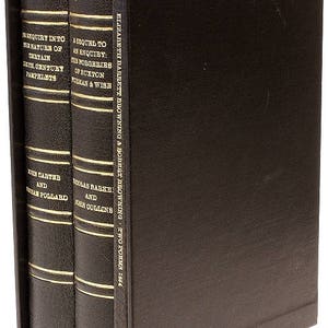 CARTER, John & Graham Pollard - eine Untersuchung über die Natur der bestimmten neunzehnten Jahrhunderts Broschüren - (2nd Edition limitiert auf 80 Sätze - 1983)