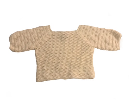 baby girl cream sweater