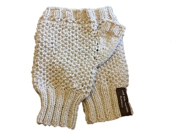 Fingerless Wrist Warmers, Winter Gloves, Textured Handwarmers, Christmas Present Ideas, Multiple Colour Options