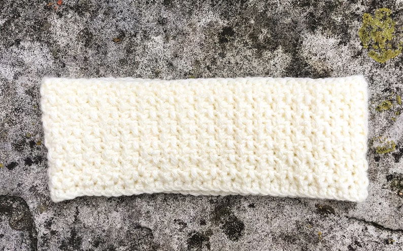 Crochet Ear Warmer Pattern/ Crochet headband/ Wide Headband/ Head Wrap Pattern/ Crochet Turban Pattern/ Simple Crochet Pattern image 6