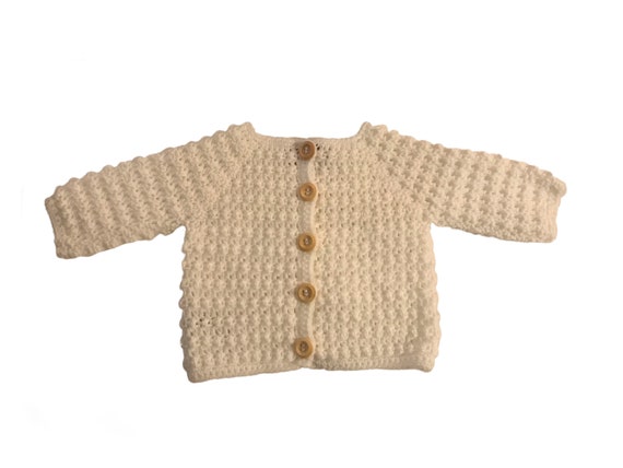 etsy baby cardigan