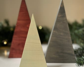 Farmhouse Christmas Trees | Christmas Decor | Rustic Christmas Trees | Shelf Sitters | Winter Decor | Holiday | Mantle Decor