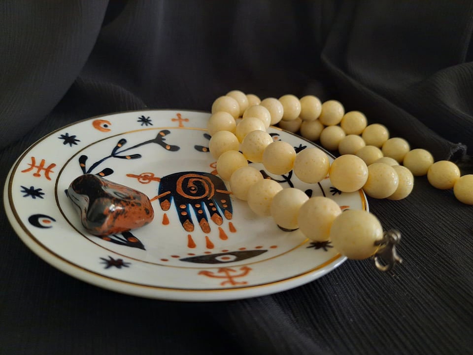 Coupelle de Sorcière en Porcelaine Peinte à La Main - Main