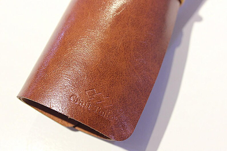 Leather Pencil Case Roll Pen Paint Brush Bag Personalized Etsy
