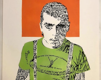 Ian Dury "Wake Up and Make Love" Limited Edition Screenprint