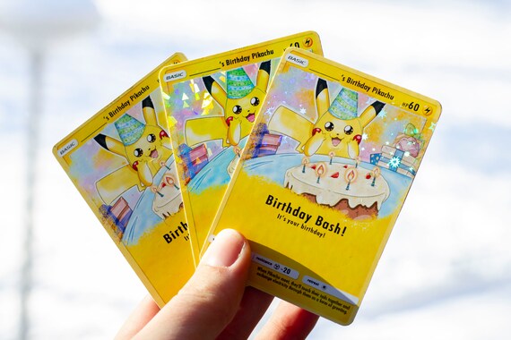 Cartes Pokemon Pikachu Anniversaire Tcg Cartes A Carte Etsy Canada Cartes Pokemon Pikachu Anniversaire Tcg Cartes A Carte Etsy Canada