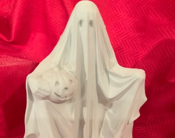 Ceramic Bisque~Sammy Spook~Halloween~ Ghost~Byron Mold Co. U-Paint~ Ready to Paint ~
