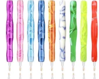 Diamond Painting Pen, *Pick Your Color* Drill Pen, Diamond Art Pens For 5D Diamond Painting With 5 Tips