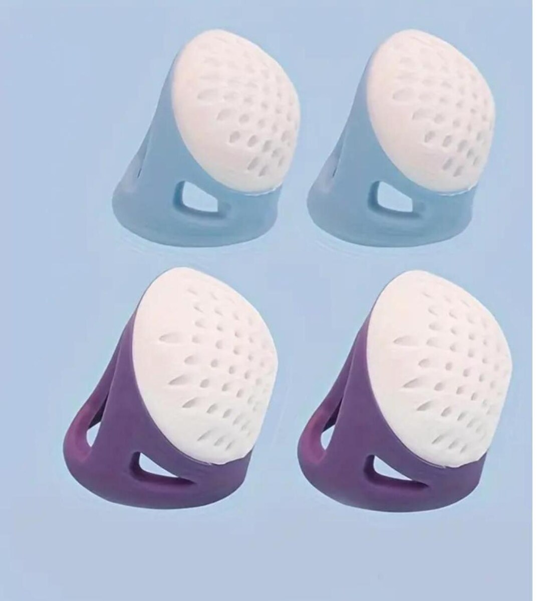 Silicone Thimble, 2 Pcs, Sewing Tool, Finger Protection, Embroidery ...
