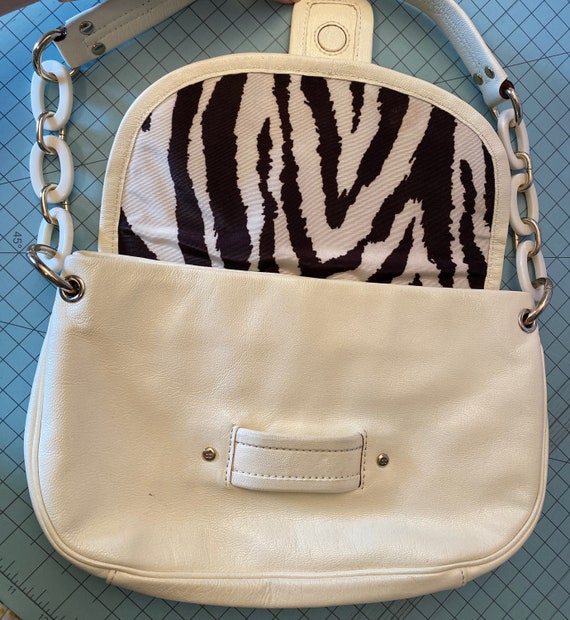 Kate Spade Purse, Leather shoulder bag, Creamy Wh… - image 4