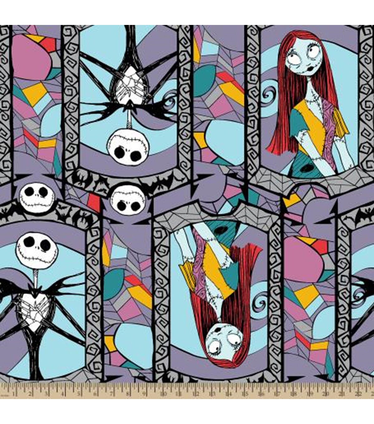 Nightmare Before Christmas Fleece Fabric By The 1 2 Yard Or Etsy
